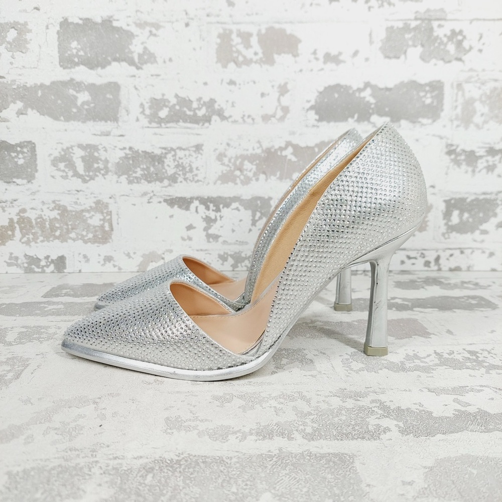 NEW MIA Ciana Pointed Toe Rhinestone Pump Heels A478
